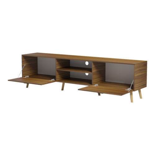 Έπιπλο τηλεόρασης Gorna pakoworld καρυδί 180x35x48.6εκ (x1)