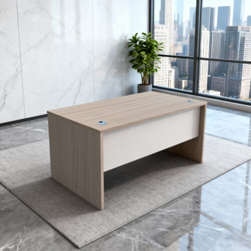 Γραφείο εργασίας Armadi pakoworld sonoma-λευκό 180x75x75εκ (x1)