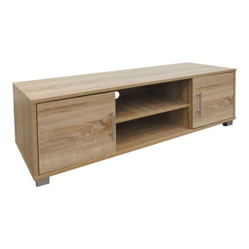 Έπιπλο τηλεόρασης Serank pakoworld σε sonoma απόχρωση 120x40x40εκ (x1)