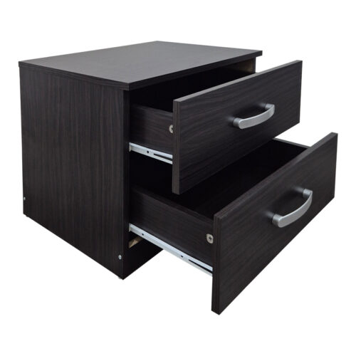 Κομοδίνο Athos pakoworld σε wenge απόχρωση 48x40x41.5εκ (x1)