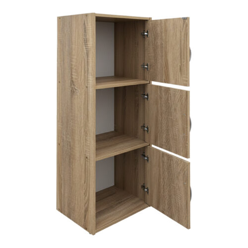 Ντουλάπι-στήλη Soline pakoworld sonoma 40x34.5x90.5εκ (x1)