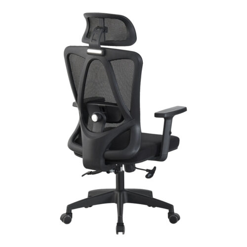 Καρέκλα γραφείου διευθυντή Magida pakoworld mesh μαύρο 58.5x66x115-125εκ (x1)