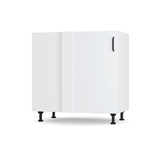 Modest Κάτω Γωνιακό Ντουλάπι Λευκό 100x48x82cm