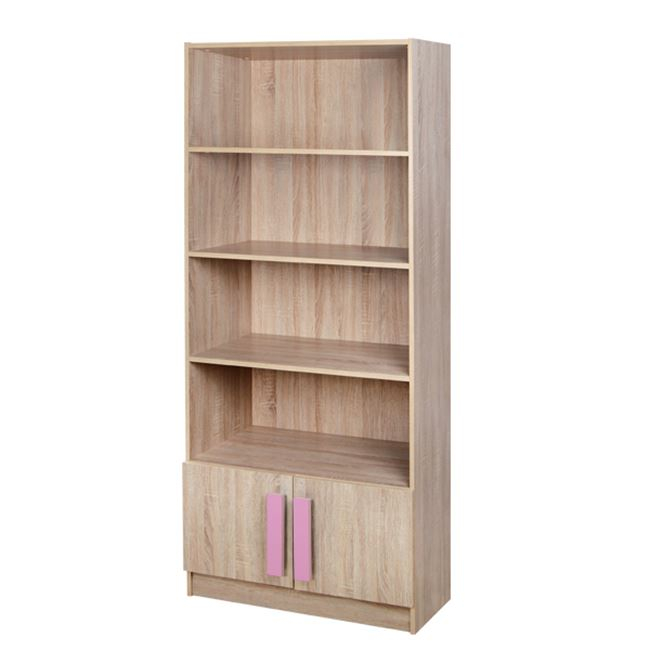 ΒΙΒΛΙΟΘΗΚΗ PLAYROOM SONAMA-ΡΟΖ HM10146.03 80X35X180εκ. (x1) - Image 3