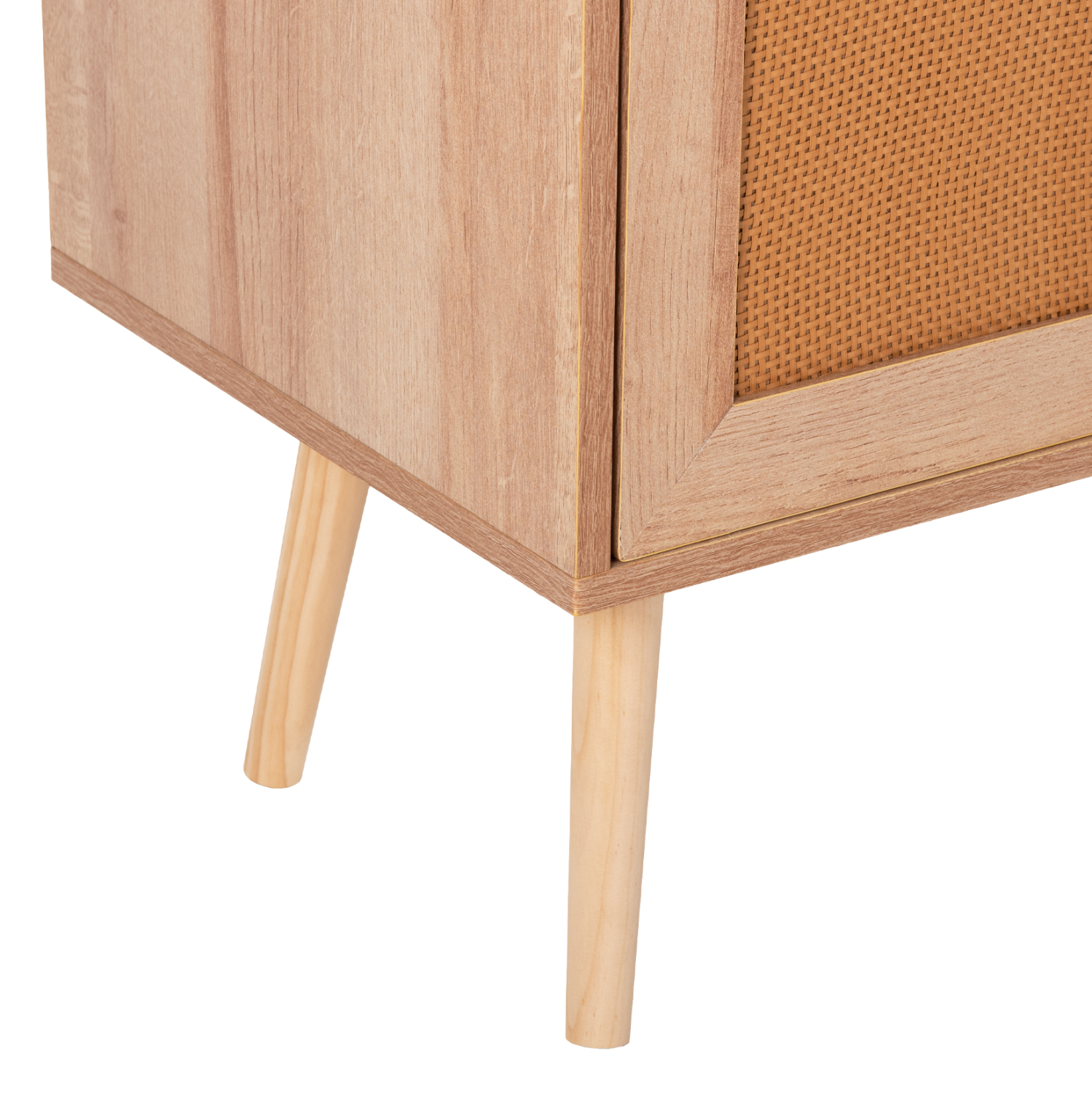 ΕΠΙΠΛΟ TV ΜΕΛΑΜΙΝΗΣ COLM ΜΕ ΠΟΡΤΕΣ RATTAN HM9223.11 ΣΕ ΧΡΩΜΑ ΦΥΣΙΚΟ 120x39x56,5Υεκ. (x1) - Image 7