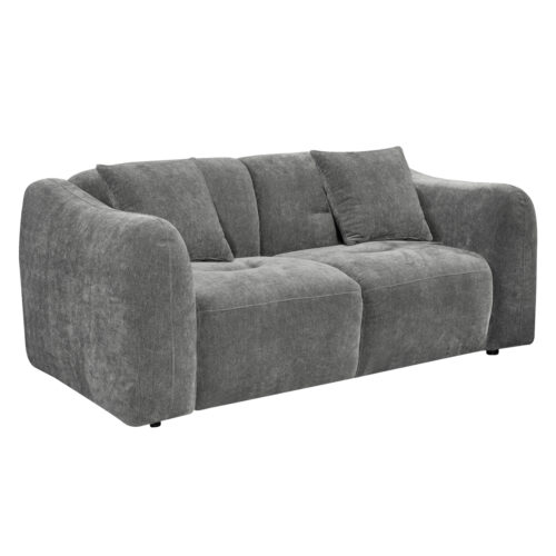 ΚΑΝΑΠΕΣ 2-ΘΕΣΙΟΣ JUNOA HM3334.01 ΓΚΡΙ ΥΦΑΣΜΑ 172x89x74Υεκ (x1)