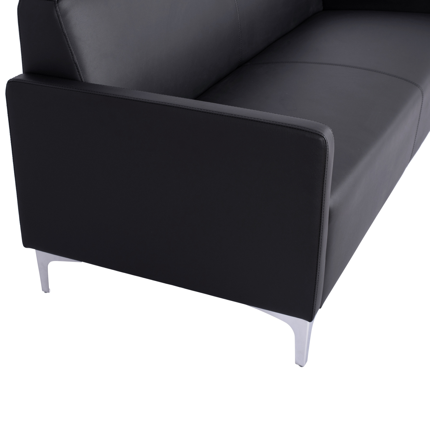 ΚΑΝΑΠΕΣ 3ΘΕΣΙΟΣ NELLIE HM3159.31 ΜΕ ΜΑΥΡΟ PU 163x71x71Υ εκ. (x1) - Image 5