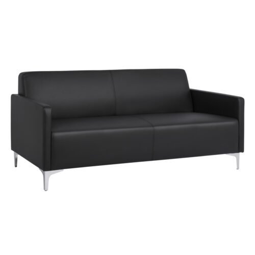 ΚΑΝΑΠΕΣ 3ΘΕΣΙΟΣ NELLIE HM3159.31 ΜΕ ΜΑΥΡΟ PU 163x71x71Υ εκ. (x1)