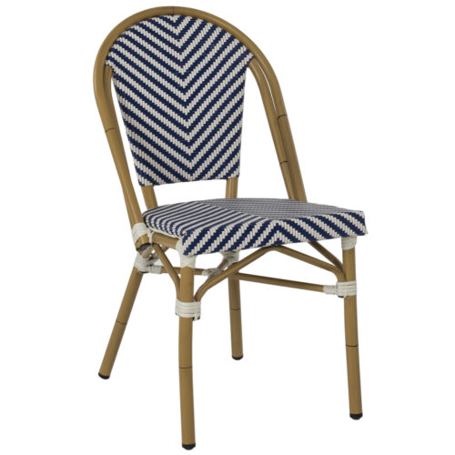 ΚΑΡΕΚΛΑ BAMBOO LOOK ΜΠΛΕ-ΛΕΥΚΟ HM5860.02 46x56x88Y εκ. (x1)