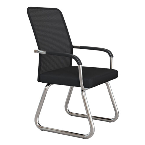 ΚΑΡΕΚΛΑ ΕΠΙΣΚΕΠΤΗ STED HM1232.01 ΜΑΥΡO MESH--ΠΟΔΙΑ/ΜΠΡΑΤΣΑ ΧΡΩΜΙΟΥ 55x59x89Υεκ (x2)