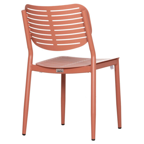 ΚΑΡΕΚΛΑ ΤΡΑΠΕΖΑΡΙΑΣ HILLIARD HM6645.08 ΑΛΟΥΜΙΝΙΟ ΣΕ TERRACOTTA 46x54x78Υεκ (x1)