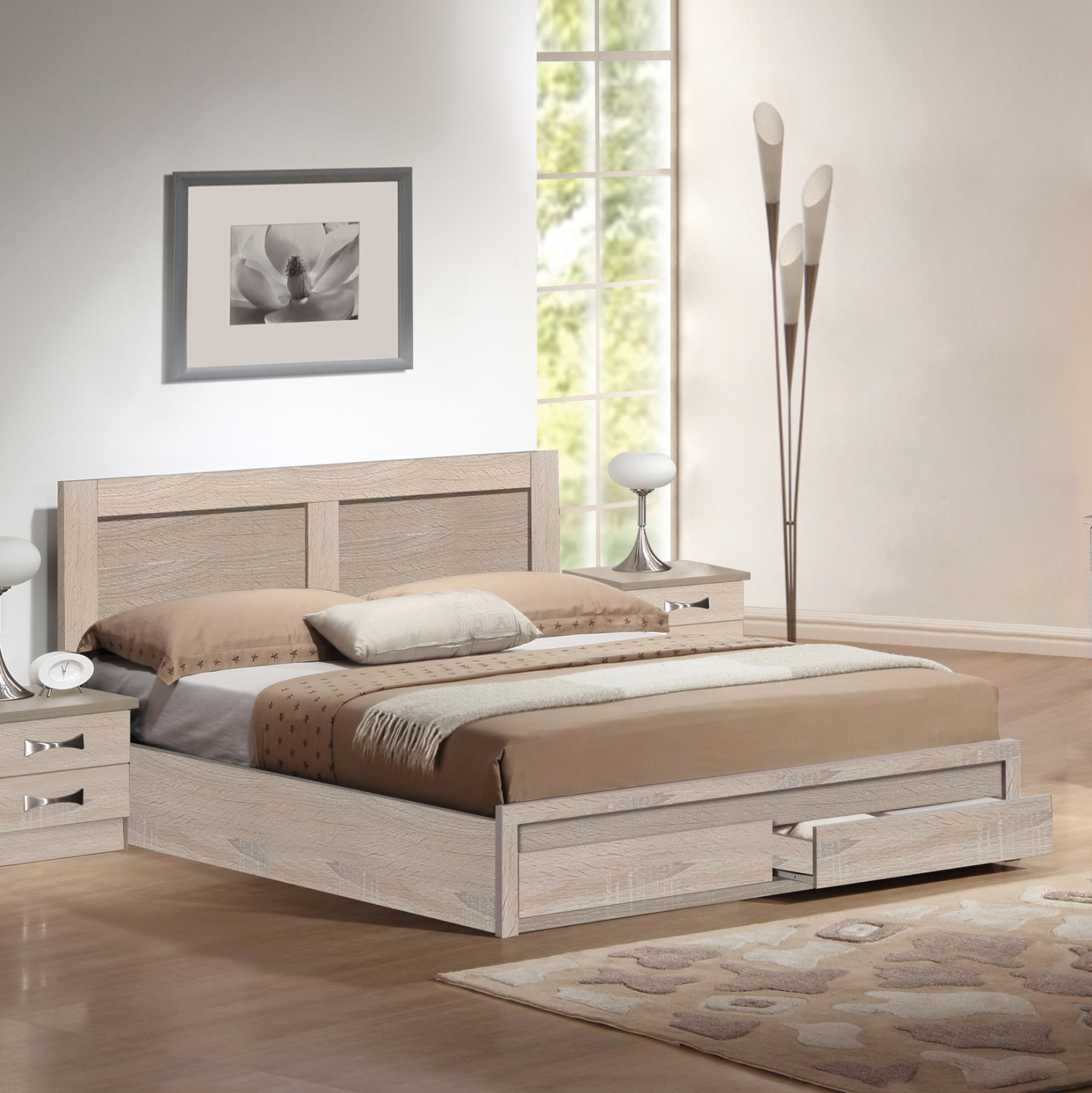 ΚΡΕΒΑΤΙ CAPRI HM312.02 ΜΕ 2 ΣΥΡΤΑΡΙΑ SONAMA ΓΙΑ ΣΤΡΩΜΑ 150X200εκ. (x1) - Image 2