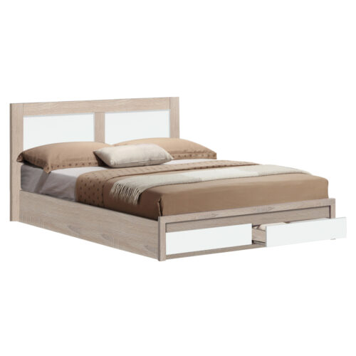 ΚΡΕΒΑΤΙ CAPRI HM312.06 ΜΕ 2 ΣΥΡΤΑΡΙΑ SONAMA ΛΕΥΚΟ ΓΙΑ ΣΤΡΩΜΑ 150x200 εκ. (x1)