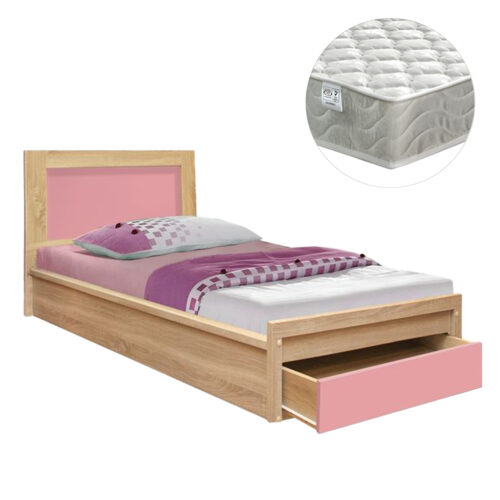 ΚΡΕΒΑΤΙ ΠΑΙΔΙΚΟ ΜΕ ΣΥΡΤΑΡΙ PLAYROOM HM21326.01 ΜΕΛΑΜΙΝΗ SONAMA/ΡΟΖ--ΜΕ ΣΤΡΩΜΑ 90x190εκ (x1)