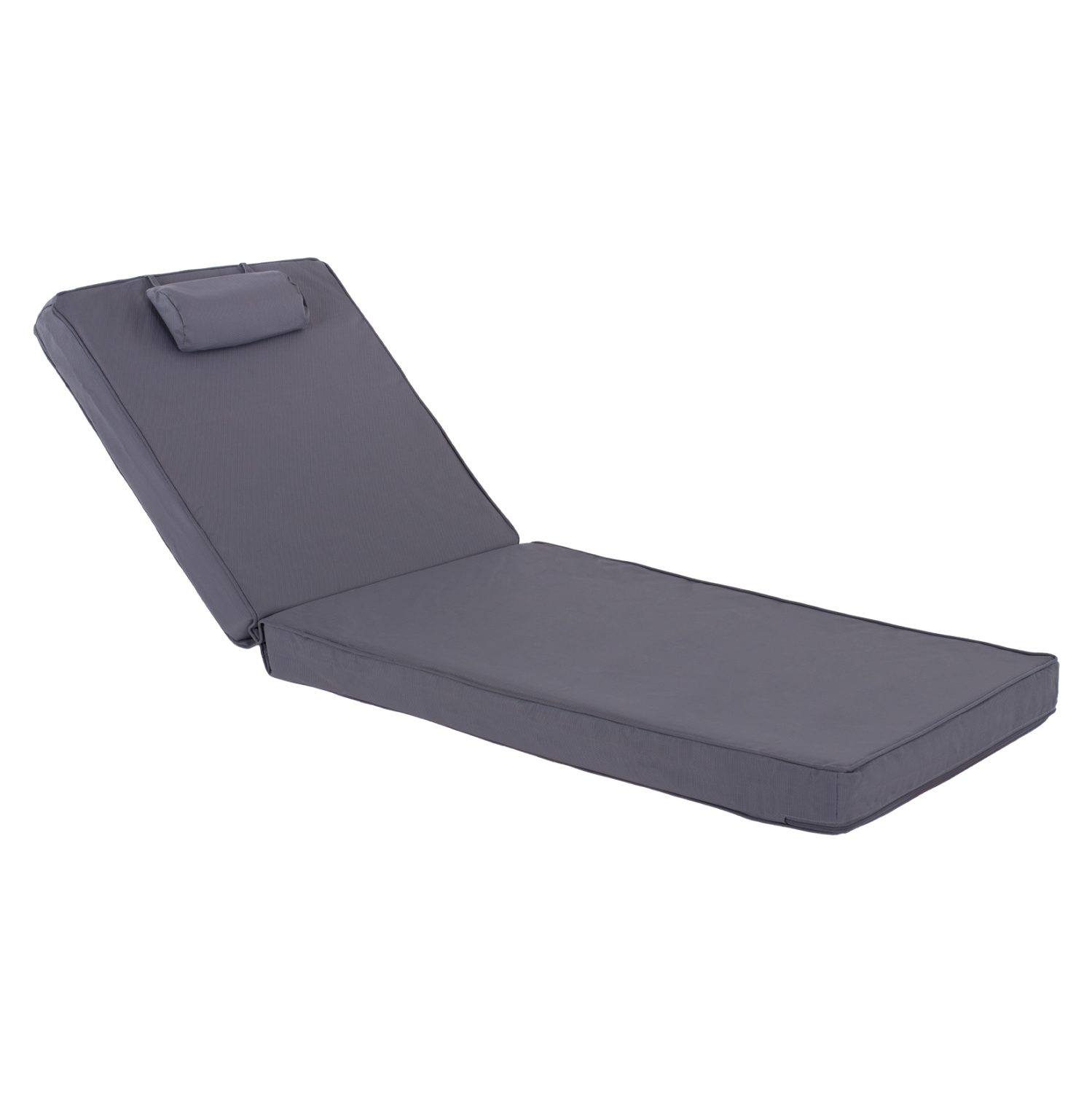ΜΑΞΙΛΑΡΙ ΞΑΠΛΩΣΤΡΑΣ TEXTILENE 600gr/m2 SIFNOS ΓΚΡΙ HM11237.30T 194x70x11Yεκ. (x1)