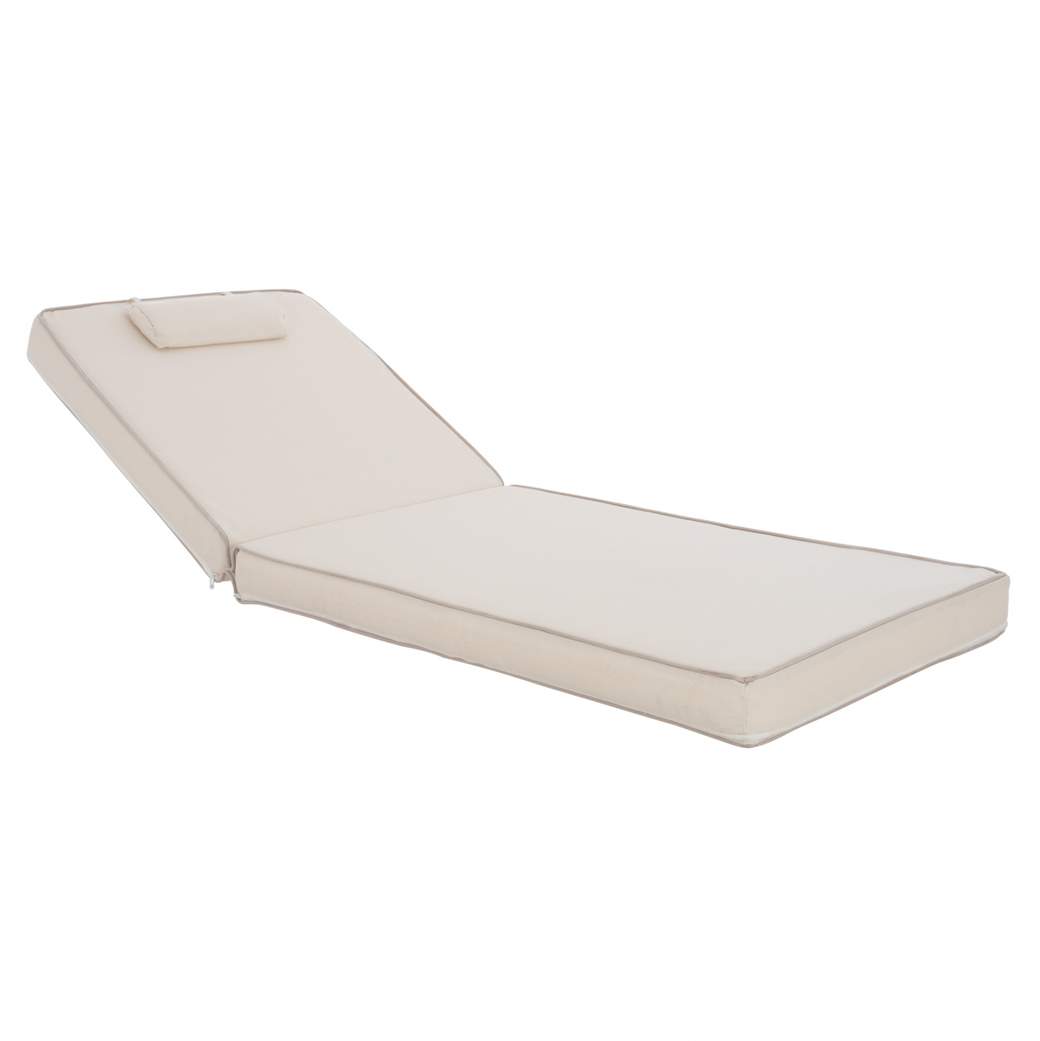 ΜΑΞΙΛΑΡΙ ΞΑΠΛΩΣΤΡΑΣ TEXTILENE 600gr/m2 2X1 SIFNOS ΜΠΕΖ HM11237.60T 194x70x11εκ. (x1)