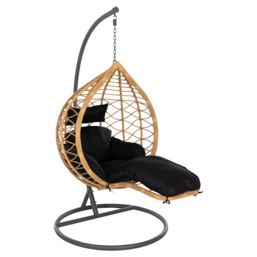 ΜΟΝΗ ΚΡΕΜΑΣΤΗ ΦΩΛΙΑ ME ΥΠΟΠΟΔΙΟ GRACIE HM5755.02 ΜΠΕΖ ΣΥΝΘ.RATTAN-ΓΚΡΙ ΜΕΤΑΛ.ΣΚΕΛΕΤΟΣ Φ104x200Υεκ (x1)