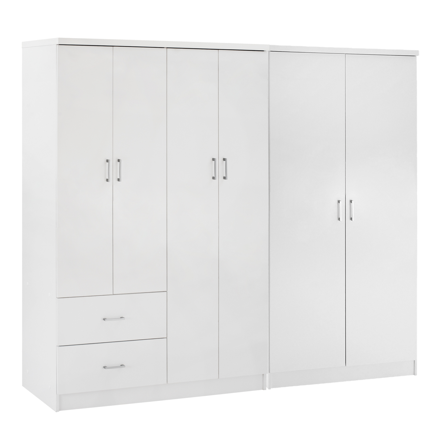 ΝΤΟΥΛΑΠΑ 6ΦΥΛΛΗ BLAKELY HM21235.05 ΜΕΛΑΜΙΝΗ ΧΡΩΜΑ ΛΕΥΚΟ 201x43x181Υεκ (x1)