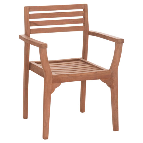 ΠΟΛΥΘΡΟΝΑ ΕΞΩΤ.ΧΩΡΟΥ ERMIONI HM18129 ΞΥΛΟ TEAK--ΦΥΣΙΚΟ ΧΡΩΜΑ 60x59x84Υεκ. (x2)