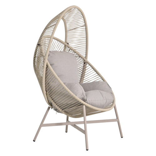 ΠΟΛΥΘΡΟΝΑ-ΦΩΛΙΑ RULER HM6506.02 ΜΟΚΑ ΜΕΤΑΛΛΟ-P.E.RATTAN--ΓΚΡΙ ΜΑΞΙΛΑΡΙΑ 90x85x149Υεκ (x1)