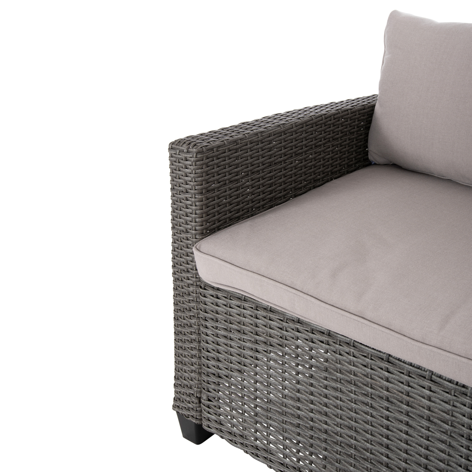 ΣΕΤ ΣΑΛΟΝΙ ΓΩΝΙΑ & ΤΡΑΠΕΖΙ CARSON HM6078.01 ΓΚΡΙ ΣΥΝΘ.RATTAN-ΜΑΞΙΛΑΡΙΑ (x1) - Image 7