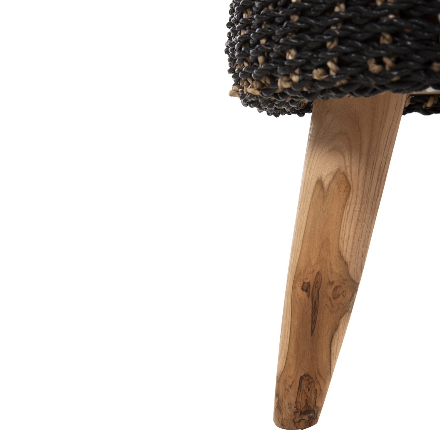 ΣΚΑΜΠΟ BEAM HM7827 ΞΥΛΟ ΤΕΑΚ ΚΑΙ SEAGRASS ΣΕ ΦΥΣΙΚΟ & ΜΑΥΡΟ Φ43x45Yεκ. (x1) - Image 7