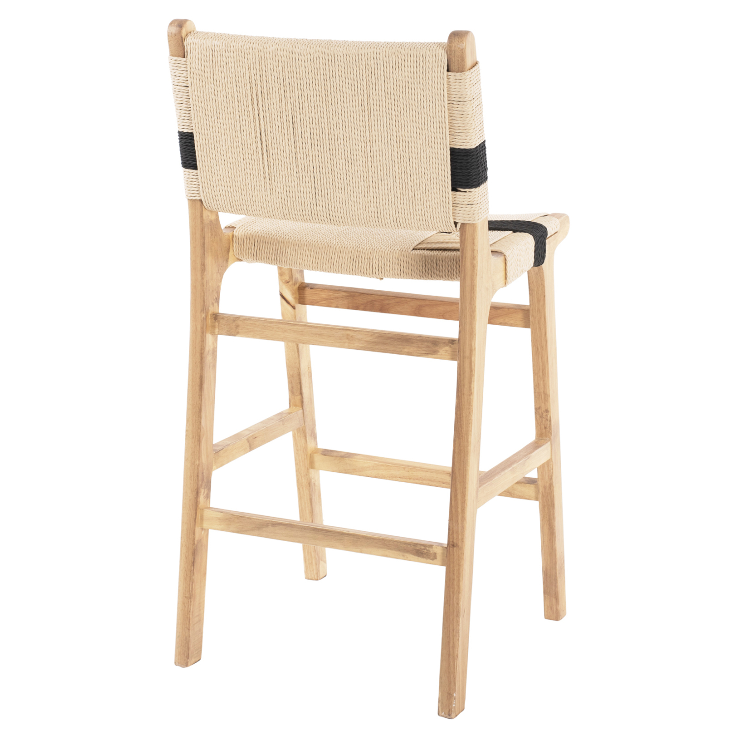 ΣΚΑΜΠΟ ΜΕΣΑΙΟΥ ΥΨΟΥΣ HM9325.01 RUBBERWOOD & ΣΧΟΙΝΙ-ΦΥΣΙΚΟ RUSTIC 45x46x95Υεκ. (x1) - Image 5