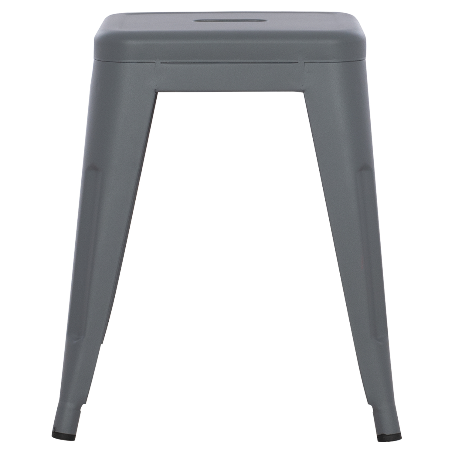 ΣΚΑΜΠΟ ΜΕΤΑΛΛΙΚΟ MELITA HM0096.50 ΣΕ ΓΚΡΙ ΜΑΤ ΧΡΩΜΑ 37x37x45Υεκ. (x1) - Image 3