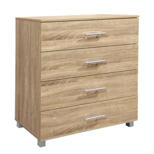 ΣΥΡΤΑΡΙΕΡΑ ΜΕΛΑΜΙΝΗΣ BRIANA HM2204.02 ME 4 ΣΥΡΤΑΡΙΑ SONAMA 75x40x83Y εκ. (x1)