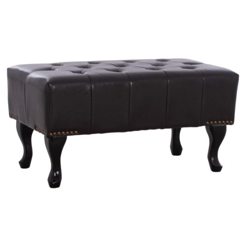 ΤΑΜΠΟΥΡΕ ΥΠΟΠΟΔΙΟ T.CHESTERFIELD EMMA HM226.01 PU 80x44x39Y εκ.ΣΚ.ΚΑΦΕ (x1)