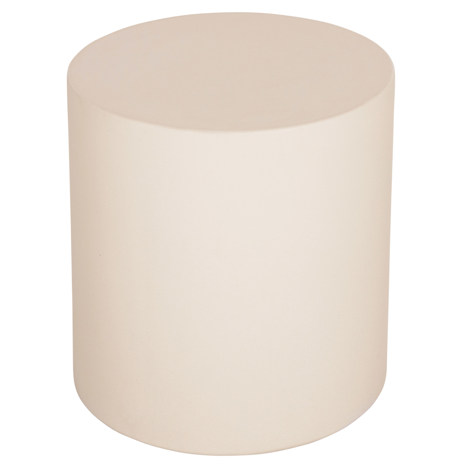 ΤΡΑΠΕΖΙ ΒΟΗΘΗΤΙΚΟ ΣΤΡΟΓΓΥΛΟ KYOKO HM6592.02 ΜΠΕΖ FIBER CEMENT Φ40x43Υεκ. (x1) - Image 6