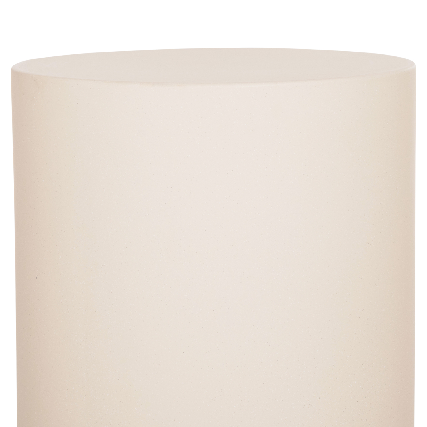 ΤΡΑΠΕΖΙ ΒΟΗΘΗΤΙΚΟ ΣΤΡΟΓΓΥΛΟ KYOKO HM6592.02 ΜΠΕΖ FIBER CEMENT Φ40x43Υεκ. (x1) - Image 7