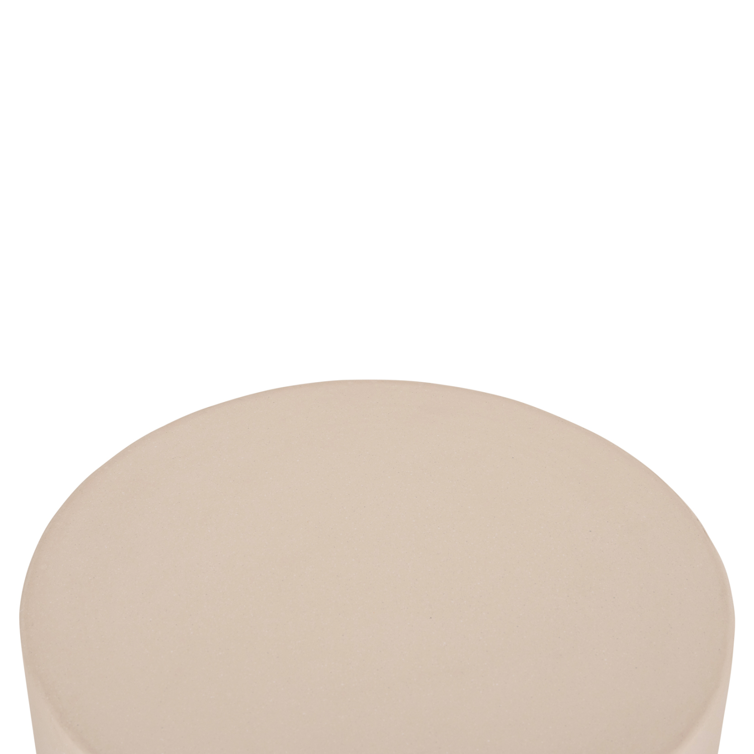 ΤΡΑΠΕΖΙ ΒΟΗΘΗΤΙΚΟ ΣΤΡΟΓΓΥΛΟ KYOKO HM6592.02 ΜΠΕΖ FIBER CEMENT Φ40x43Υεκ. (x1) - Image 9