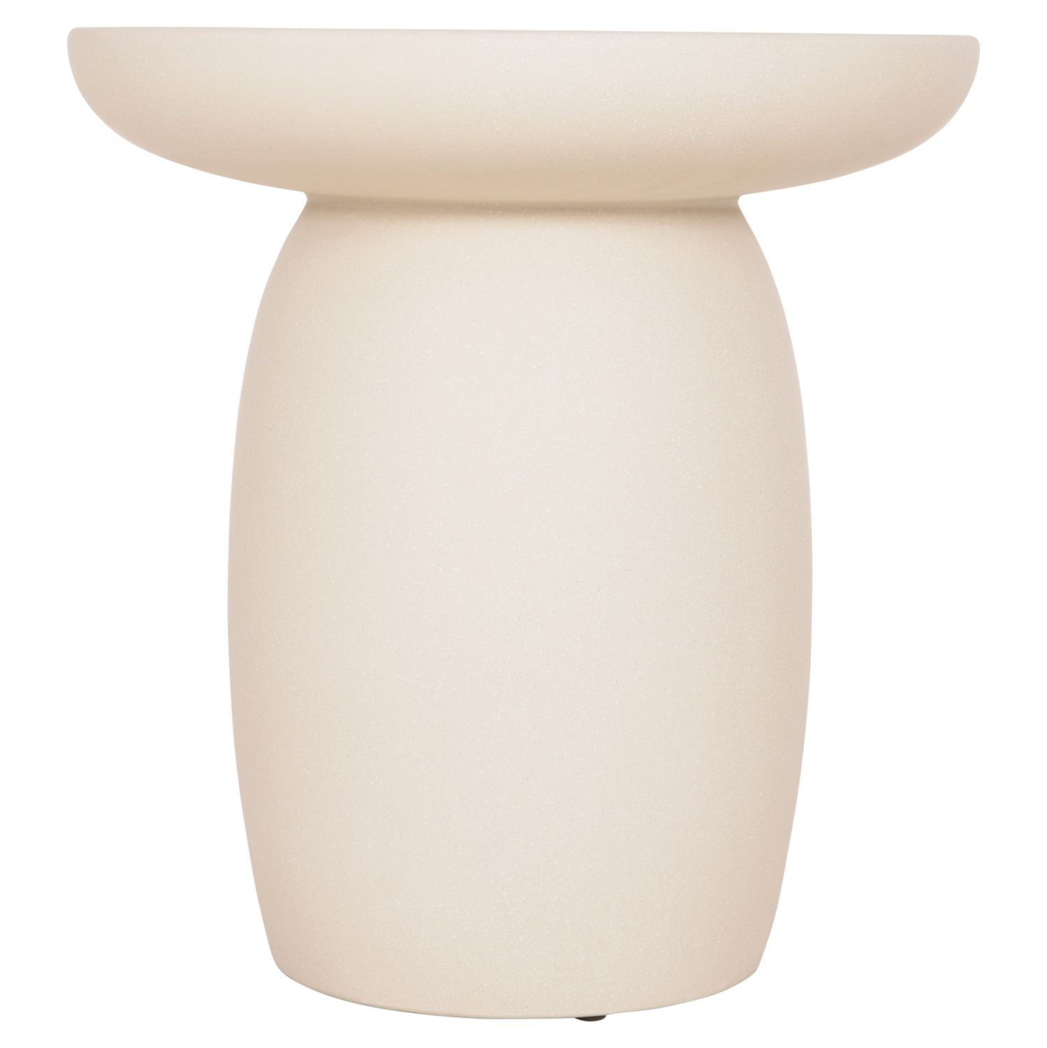 ΤΡΑΠΕΖΙ ΒΟΗΘΗΤΙΚΟ ΣΤΡΟΓΓΥΛΟ HIKARI HM6593.02 ΜΠΕΖ FIBER CEMENT Φ46x48Υεκ. (x1) - Image 6