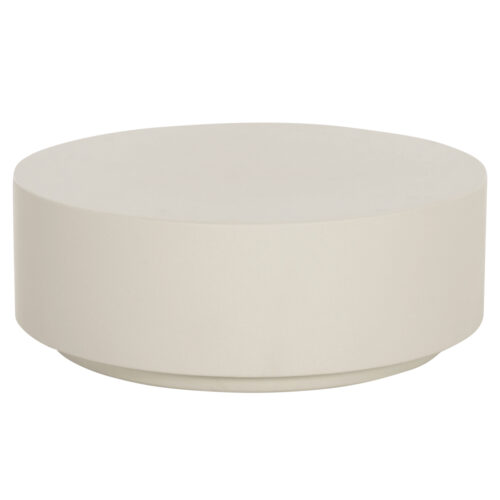 ΤΡΑΠΕΖΙ ΜΕΣΗΣ ΣΤΡΟΓΓΥΛΟ KYOKO HM6579.02 ΜΠΕΖ FIBER CEMENT Φ90x34Υεκ. (x1)