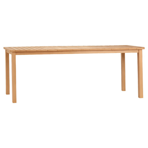 ΤΡΑΠΕΖΙ ΟΡΘΟΓΩΝΙΟ FINTO HM6616 ΞΥΛΟ TEAK--ΦΥΣΙΚΟ 200x100x75Υεκ. (x1)