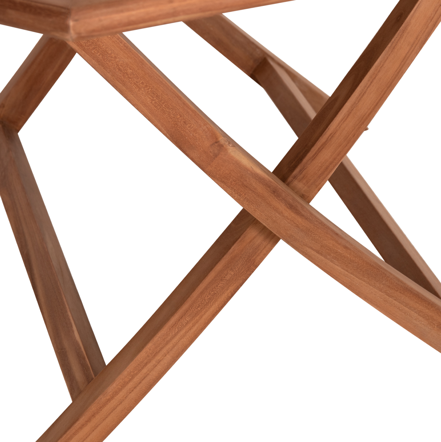 ΤΡΑΠΕΖΙ ΠΟΛΥΓΩΝΟ ΠΤΥΣΣΟΜΕΝΟ KARLIN HM6618 ΞΥΛΟ TEAK ΣΕ ΦΥΣΙΚΟ ΧΡΩΜΑ 120x120x75Yεκ. (x1) - Image 7