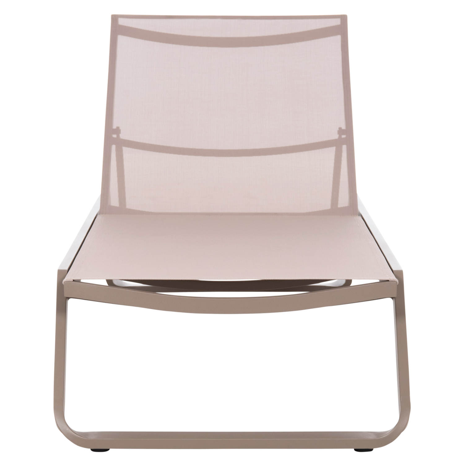 ΞΑΠΛΩΣΤΡΑ ΑΛΟΥΜΙΝΙΟΥ MARIMAR HM6562.03 ΣΚΕΛΕΤΟΣ TAUPE & TEXTILENE ΜΠΕΖ 220x67.5x31.5Υεκ (x1) - Image 4
