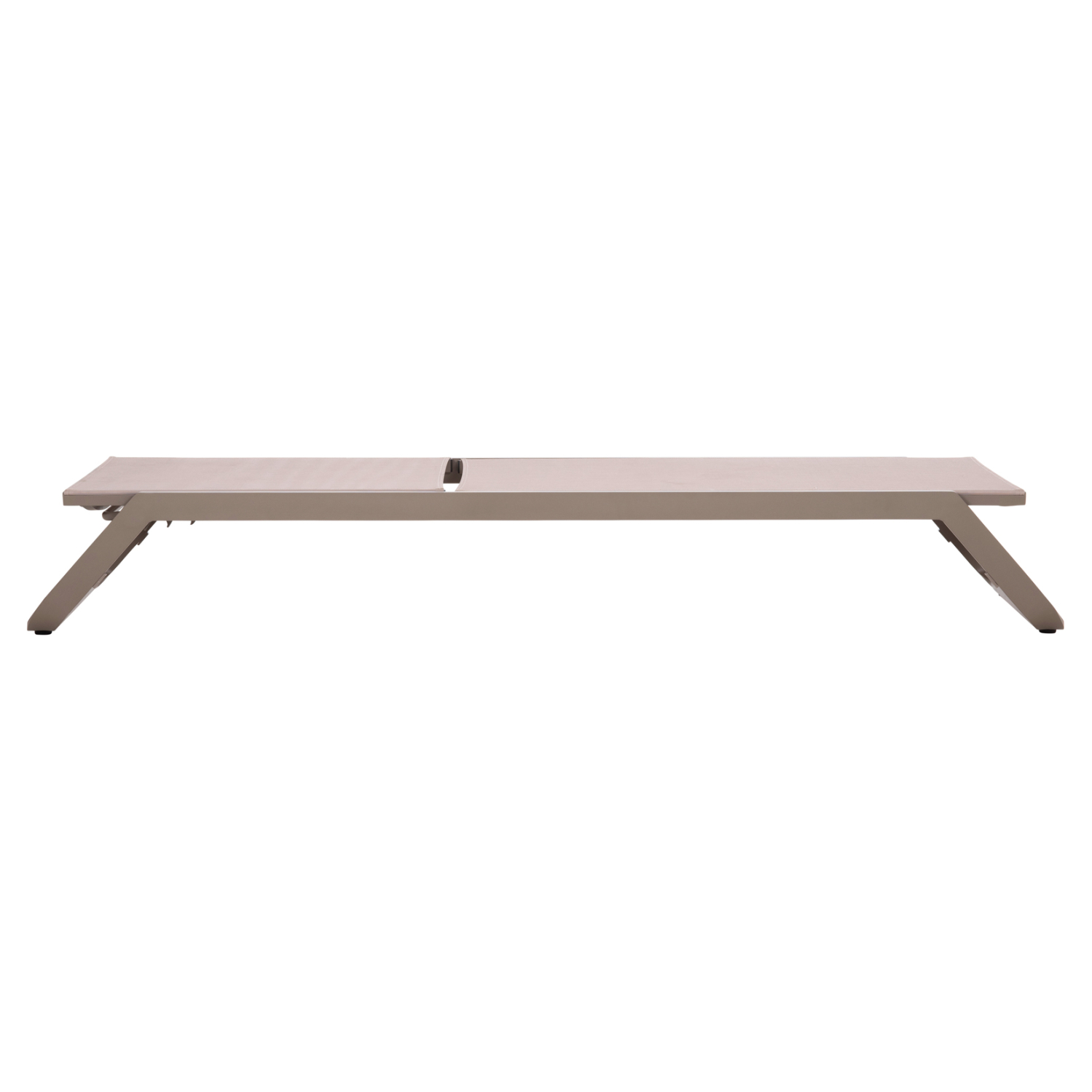 ΞΑΠΛΩΣΤΡΑ ΑΛΟΥΜΙΝΙΟΥ MARIMAR HM6562.03 ΣΚΕΛΕΤΟΣ TAUPE & TEXTILENE ΜΠΕΖ 220x67.5x31.5Υεκ (x1) - Image 6
