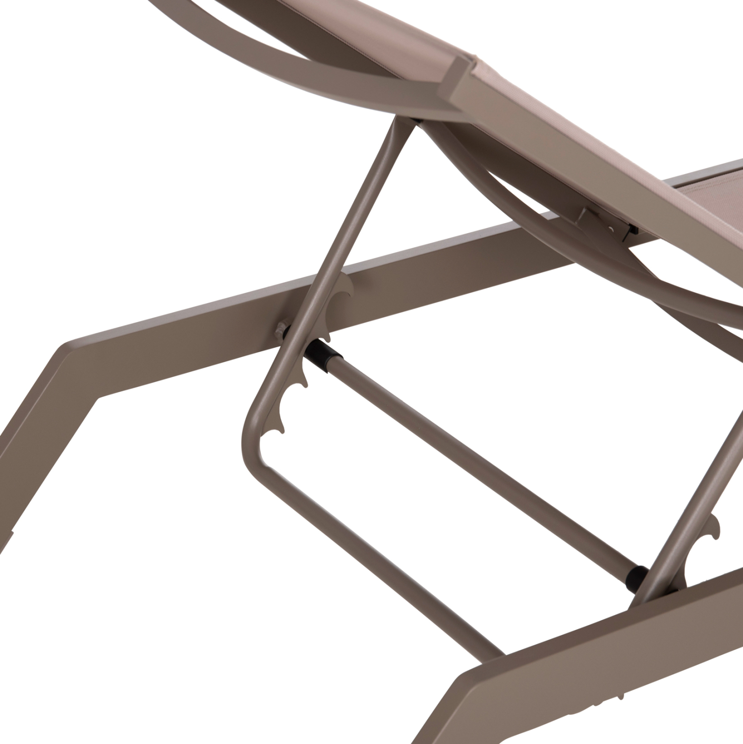 ΞΑΠΛΩΣΤΡΑ ΑΛΟΥΜΙΝΙΟΥ MARIMAR HM6562.03 ΣΚΕΛΕΤΟΣ TAUPE & TEXTILENE ΜΠΕΖ 220x67.5x31.5Υεκ (x1) - Image 10