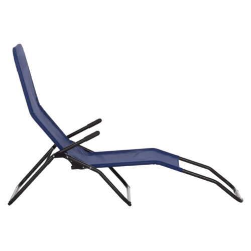 ΞΑΠΛΩΣΤΡΑ ΚΟΥΝΙΣΤΗ SWINGSAND HM6553.05 ΜΠΛΕ TEXTILENE--ΜΑΥΡΟ ΜΕΤΑΛΛΟ 143x60x94Υεκ (x1)