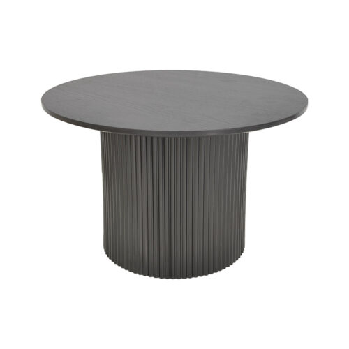 Tραπέζια σαλονιού Dovel pakoworld mdf-μεταλλο σετ 2τεμ. μαύρο (x1)