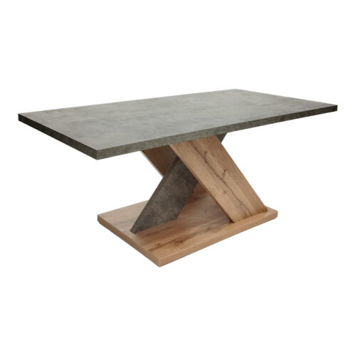 Τραπέζι σαλονιού Solange pakoworld σε γκρι-sonoma απόχρωση 110x55x47.5εκ (x1)