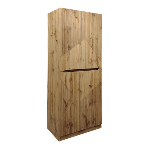 Παπουτσοθήκη-ντουλάπι Kebell pakoworld σε oak απόχρωση 71x41.5x180.4εκ (x1)