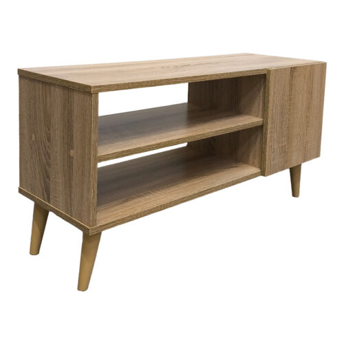 Έπιπλο τηλεόρασης Orianne pakoworld σε sonoma απόχρωση 90x32x46εκ (x1)