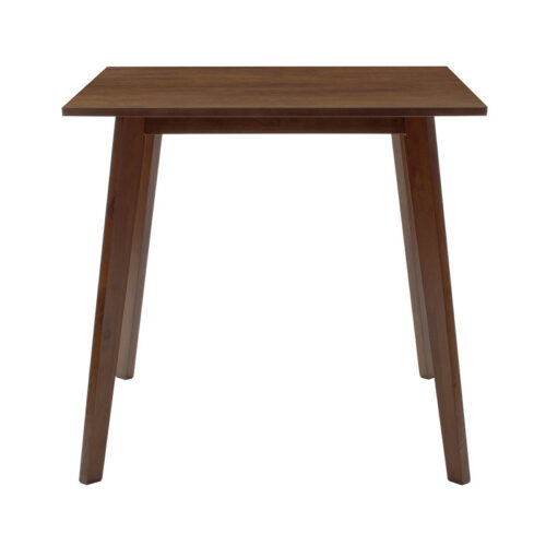 Τραπέζι Benson pakoworld MDF σε καρυδί απόχρωση 80x80x75εκ (x1)