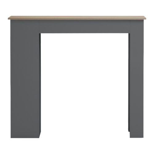 Τραπέζι μπαρ Riff pakoworld ανθρακί-επιφάνεια sonoma 120x55x105εκ (x1)