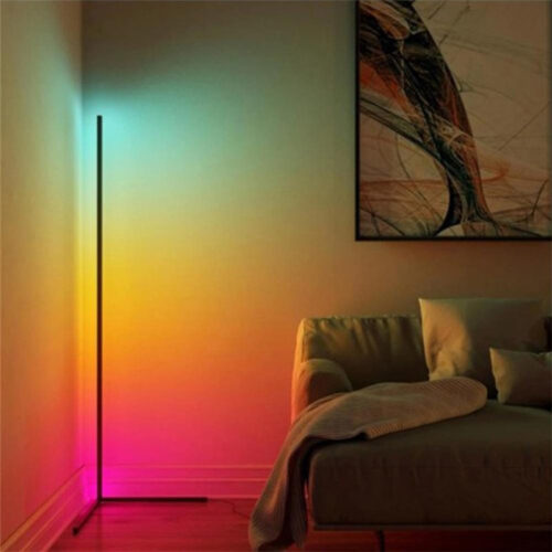 Φωτιστικό δαπέδου Nanek pakoworld led μέταλλο μαύρο 30x30x120εκ (x1)