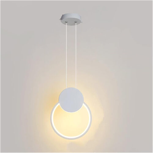 Φωτιστικό οροφής Ganden pakoworld led λευκό μεταλλικό Φ26,5x20εκ (x1)