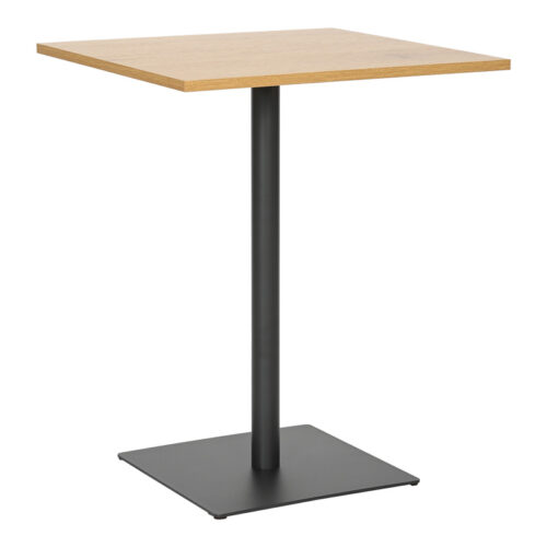 Τραπέζι Nerobian pakoworld mdf σε sonoma απόχρωση 60x60x75εκ (x1)